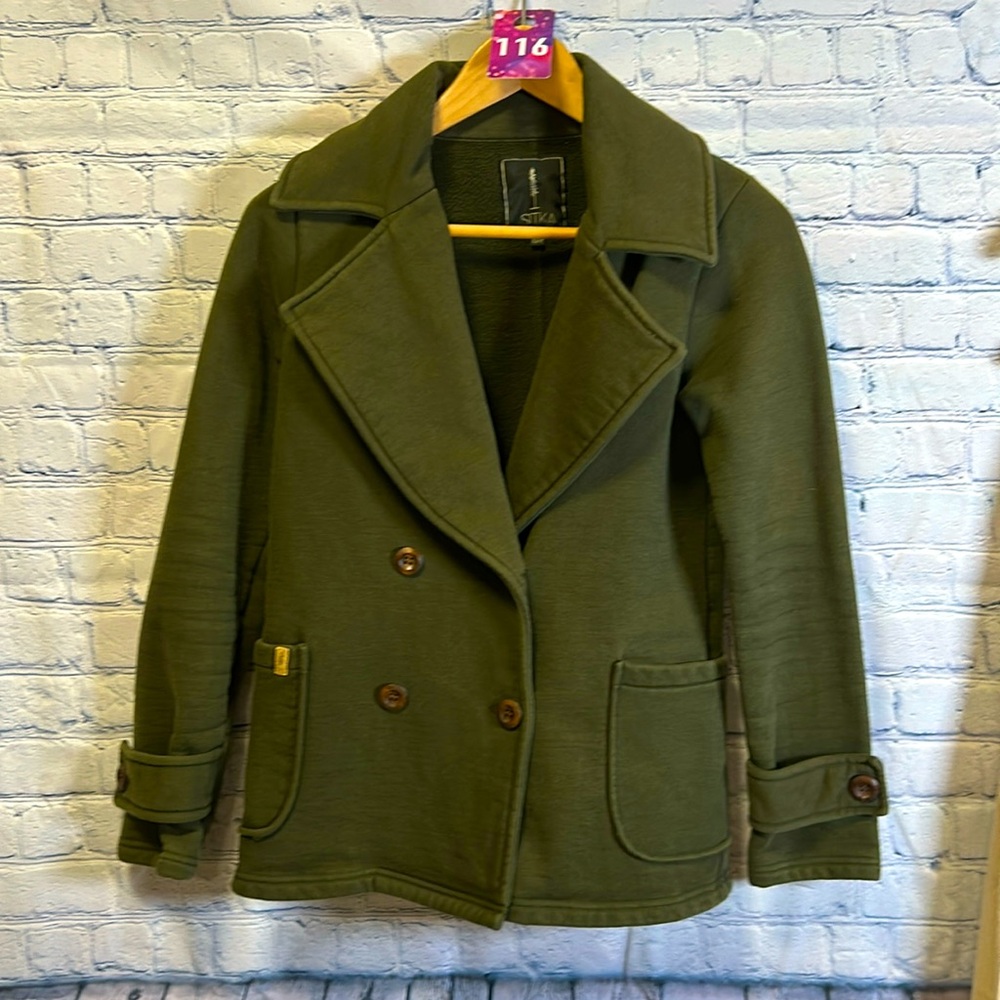 Sitka Hunter Green Jacket Size XS cotton